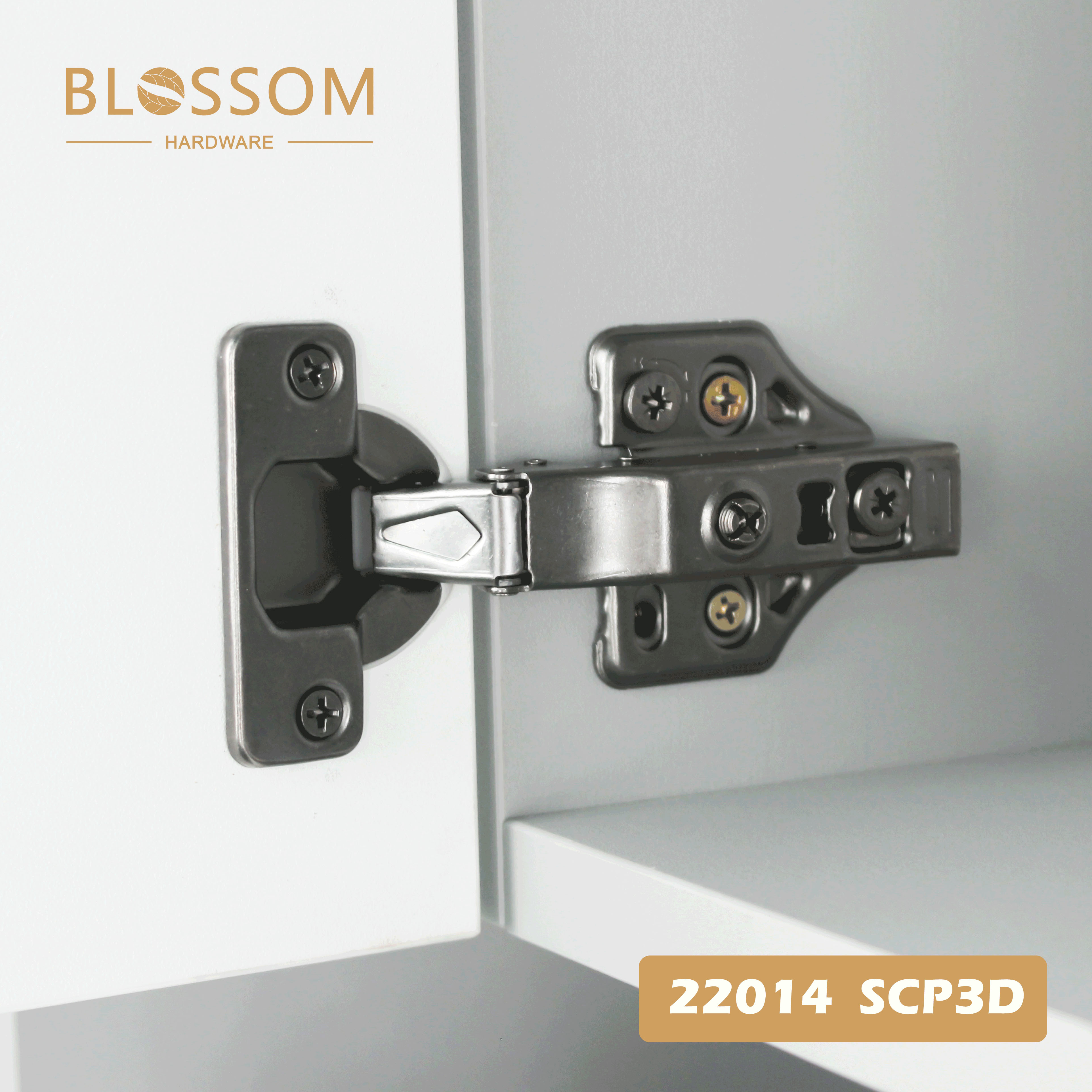 BLOSSOM 35mm Cup 3D Adjustable Quick-Install Soft-Close Cabinet Hinge